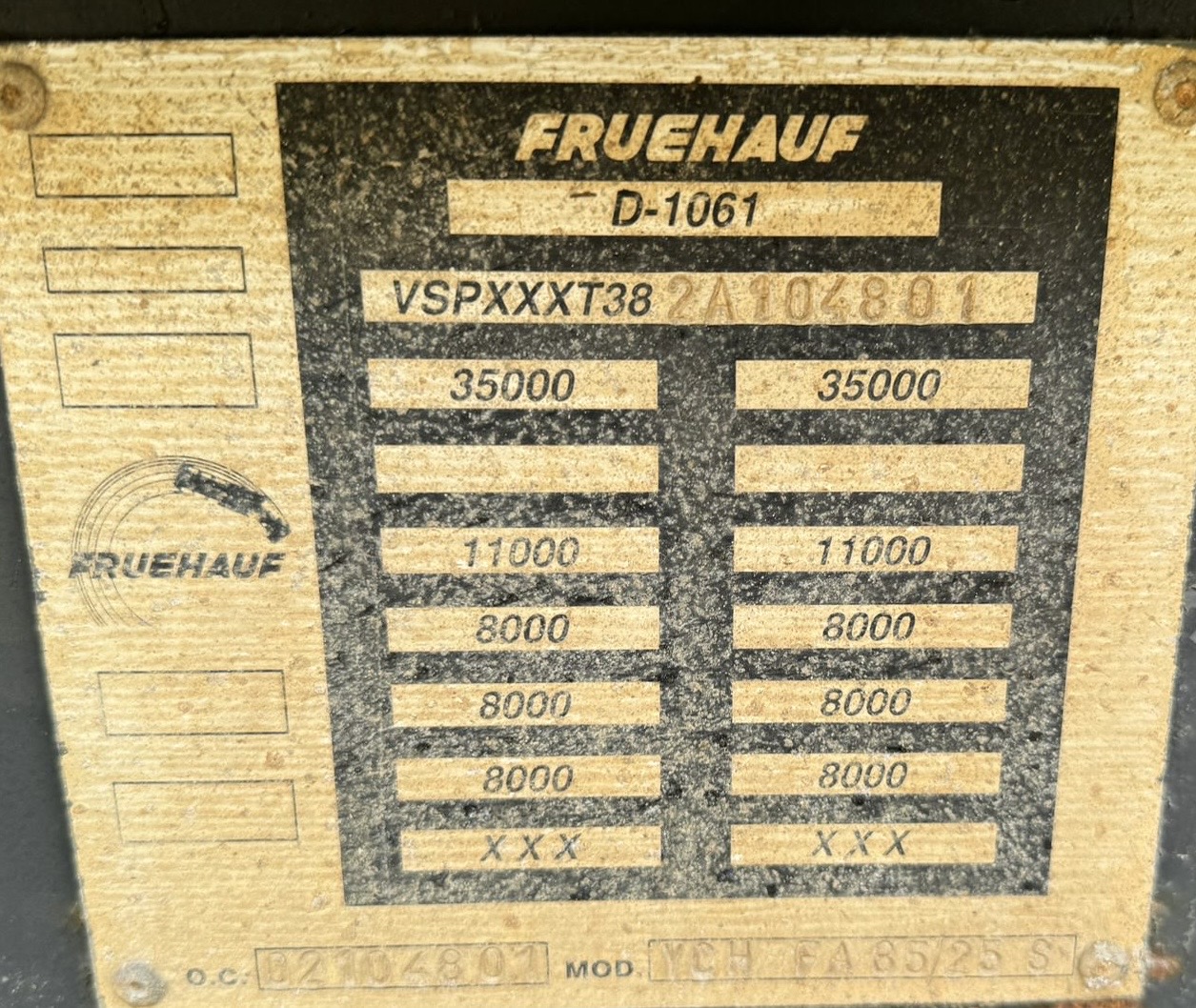 FRUEHAUF T 34 C - Imagen 9