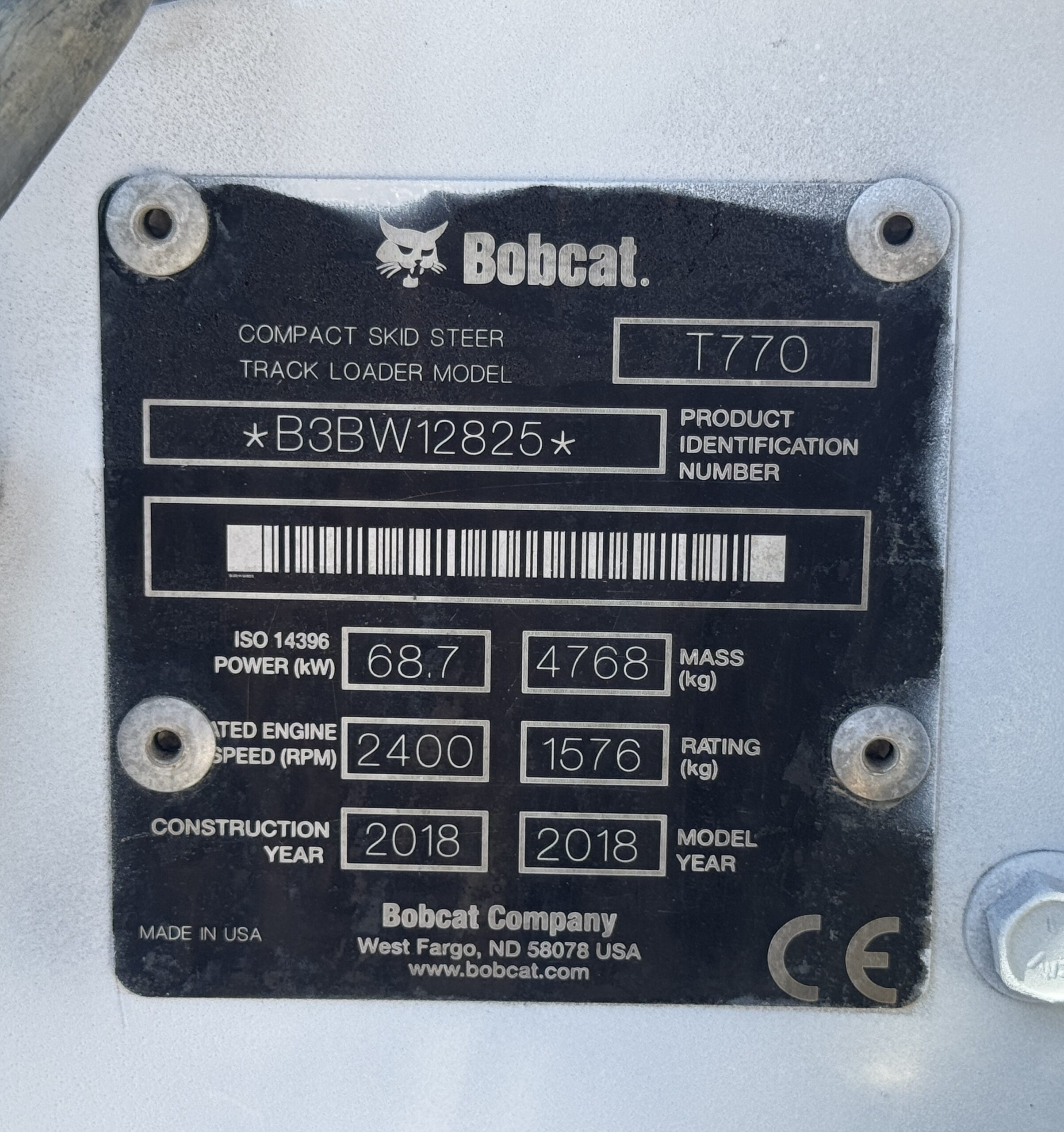 BOBCAT T770 - Imagen 13