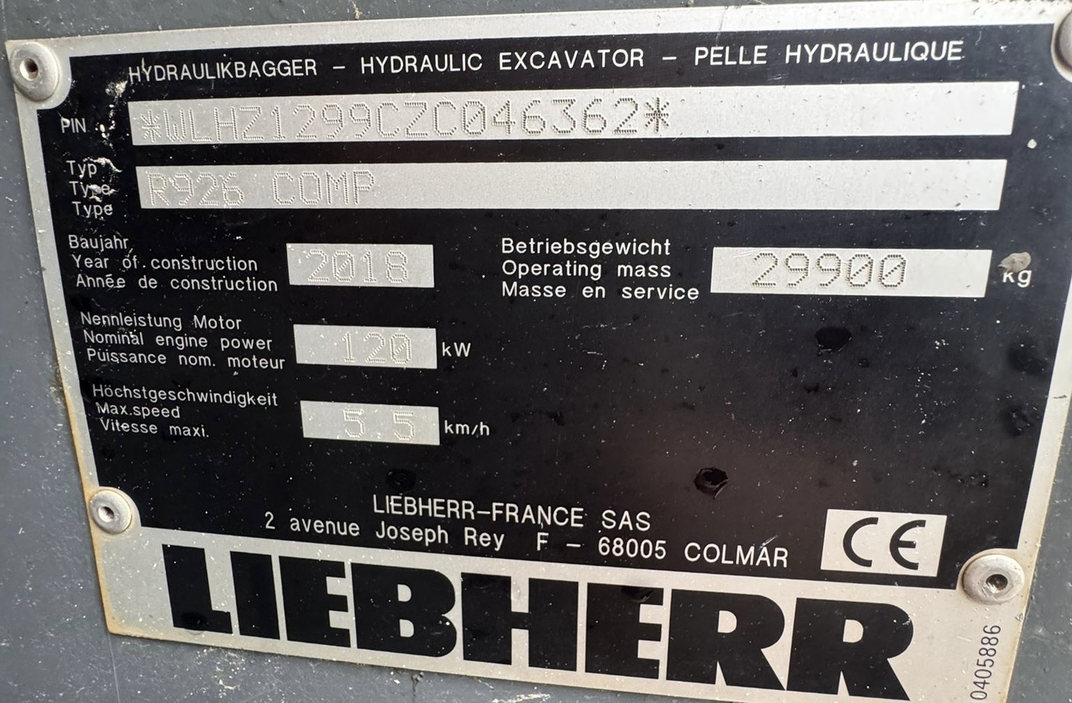 LIEBHERR R926 COMPACT - Imagen 17